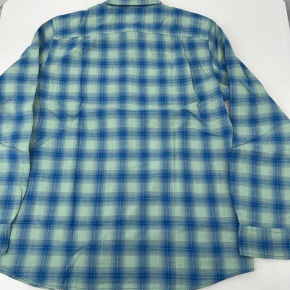 NWT Even Tide Red Plaid ButtonUp Long Sleeve Casual Shirt Medium Tall - Picture 6 of 6